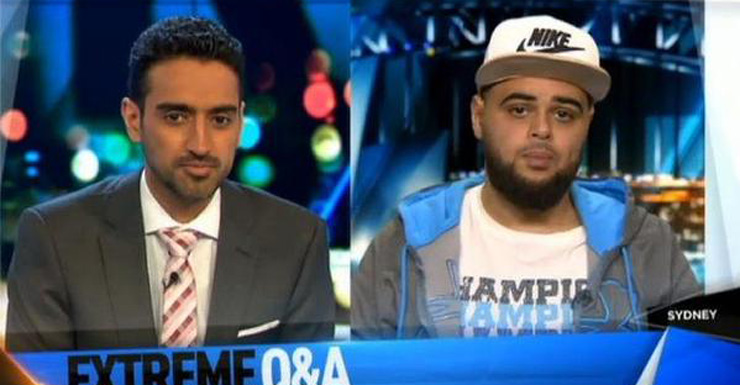 Mallah (r) had the last word, but Aly didn't give him an inch.