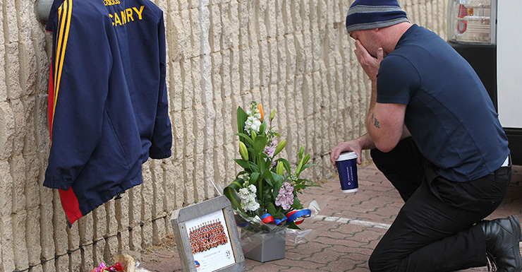 Crows player Corey Bruce