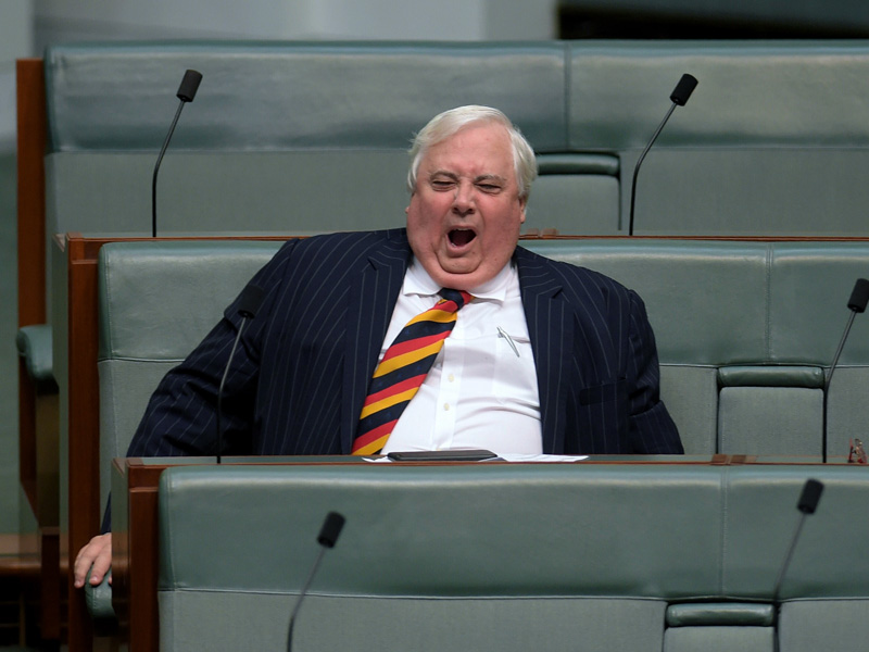 The PUP leader has had a gut-full of Mrs Bishop's spending sprees.