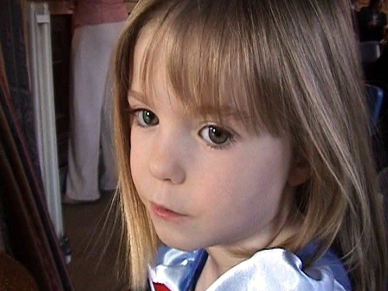 Three-year-old Madeleine went missing in 2007.