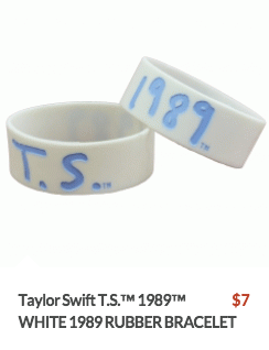 These bracelets, from Swift's US store, aren't appropriate for China