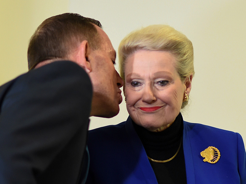 Bronwyn Bishop and Tony Abbott
