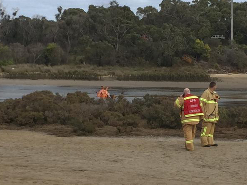 An ambulance spokesperson says the aircraft looks home-made.