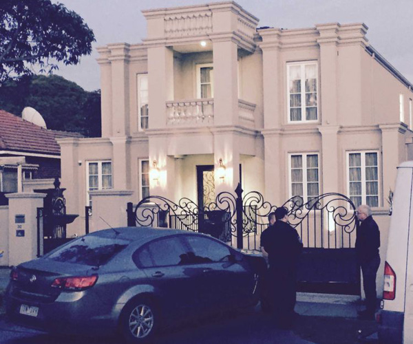 Bobby Singh's luxury home was raided.