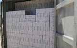 Millions of dollars worth of cigarettes were smuggled into Sydney.