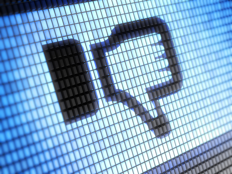 dislike button facebook Shutterstock