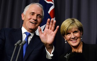 Malcolm Turnbull and Julie Bishop