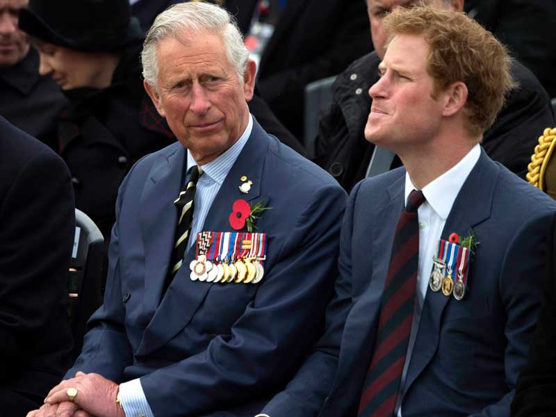 Prince Charles and Prince Harry at Gallipoli Ceremony