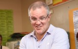 Happy days: Morrison sounded buoyant after the release of figures today.