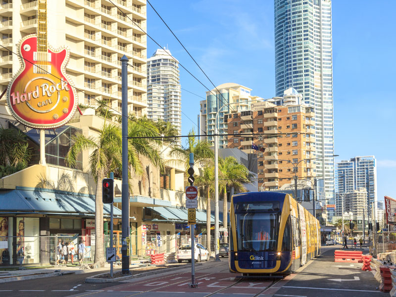 Gold Coast Light rail. Shutterstock