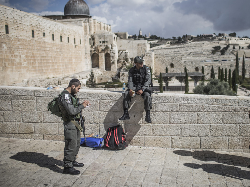The incident was at Jerusalem's Old City.