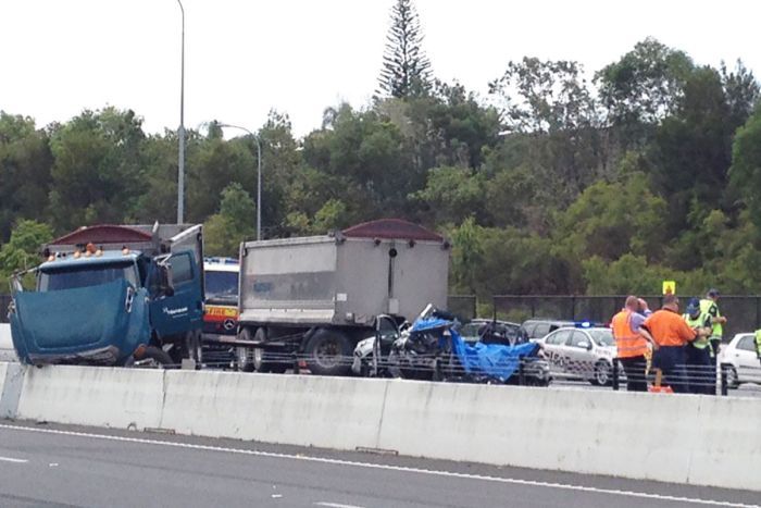 truck car crash