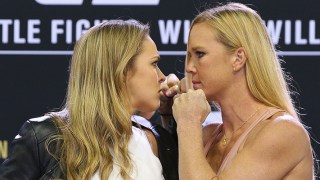 Ronda Rousey and Holly Holm