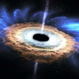 Scientists watched for the first time as a star was grabbed and ripped to pieces. Pic: NASA