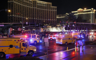 The scene of the incident where dozens were badly injured.