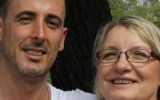Michael, who spent 16 years addicted to heroin, with Odyssey House admissions and intake coordinator Kate Taylor.