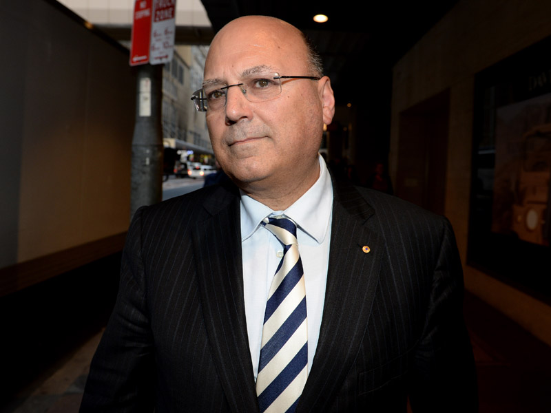 The Senator gives evidence in 2014.