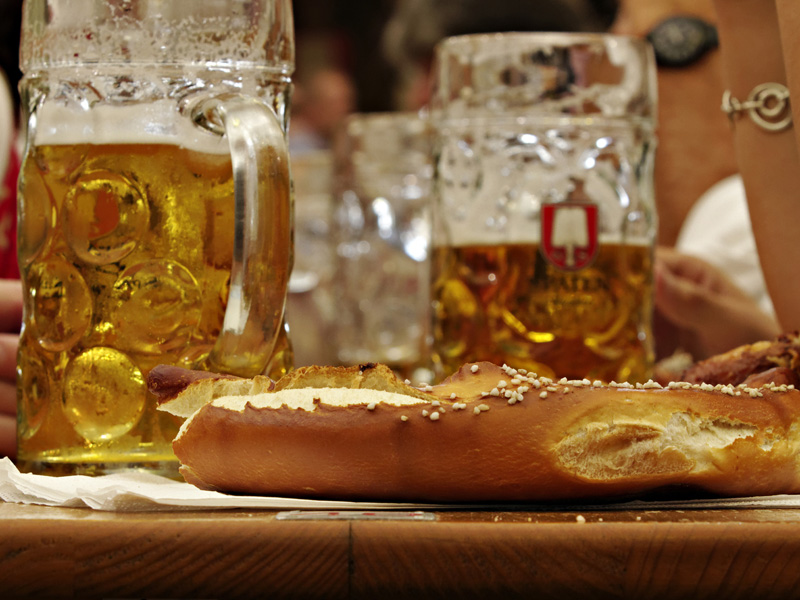 Using bread to brew beer
