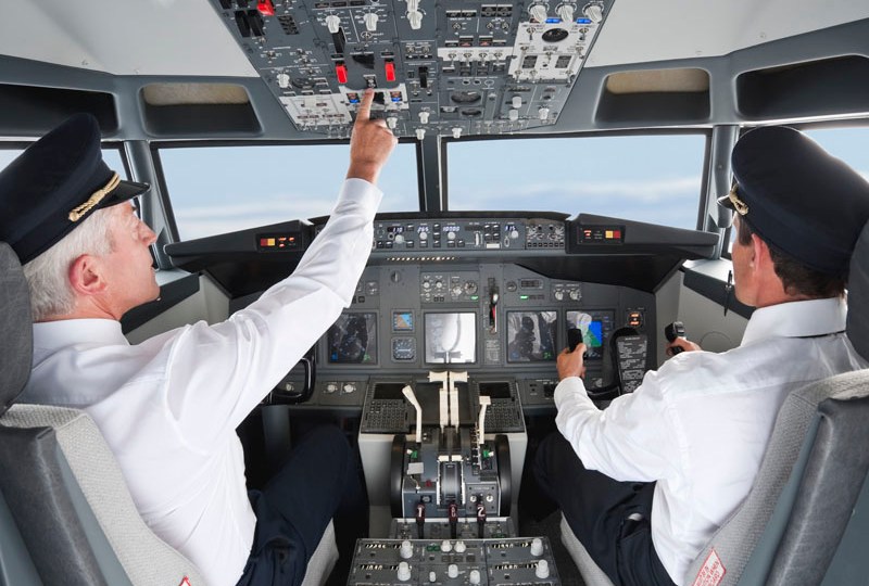 Airline pilots carry high levels of stress in protecting lives.