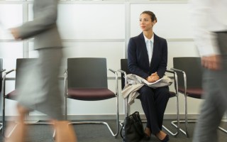 job woman interview getty