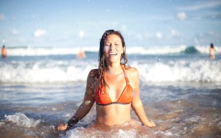 woman in water Getty