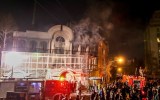 Iranians set fire to Saudi Embassy.