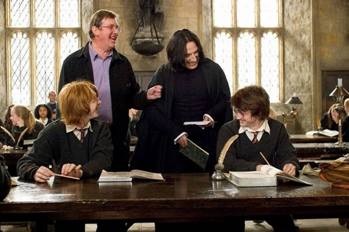 harry potter snape alan rickman daniel radcliffe