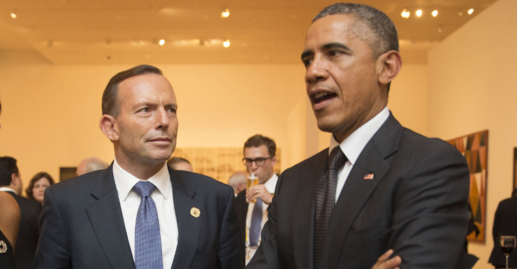 tony abbott barack obama