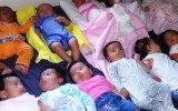 Of the 260 asylum seekers there are 37 babies and 54 children.