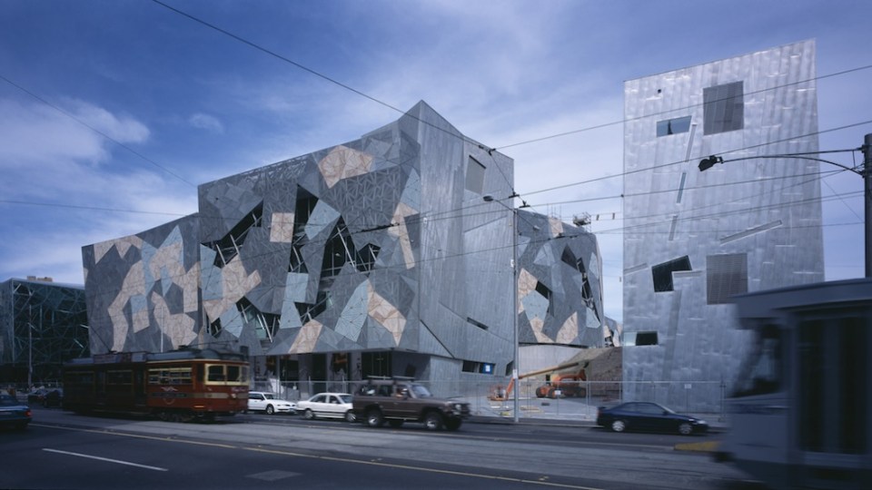 Federation square in Melbourne