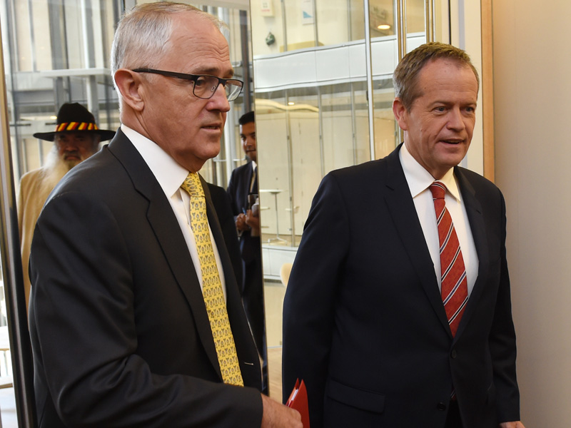 Malcolm Turnbull Bill Shorten