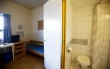 A view inside a cell at Skien prison, where Anders Breivik is currently held.