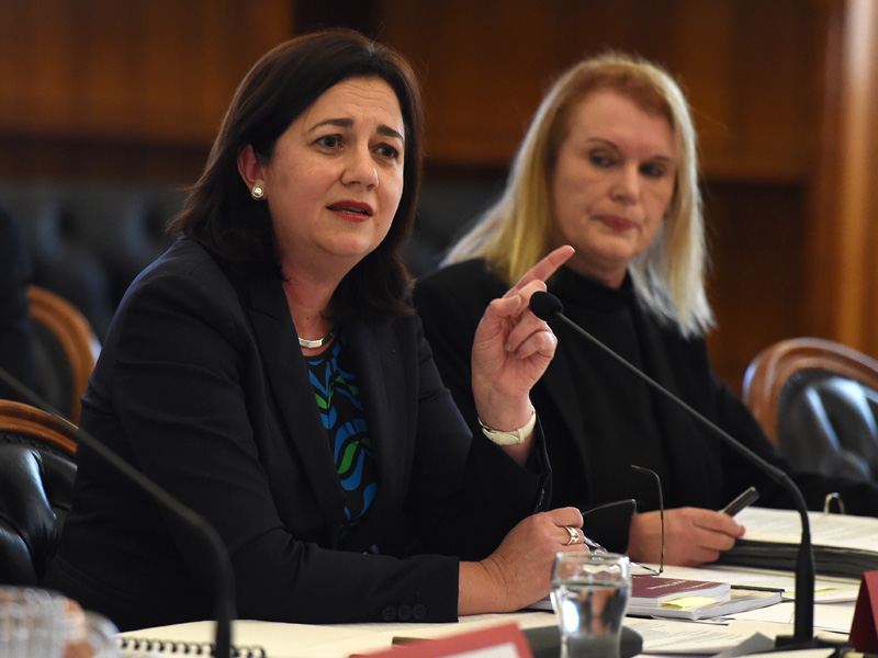 Qld Premier Annastacia Palaszczuk said Mr Pyne had let the party down.