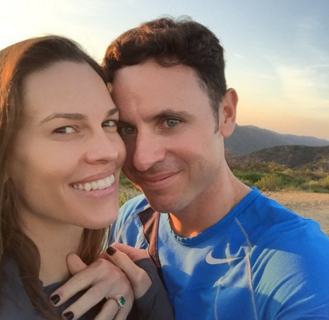 Hilary Swank engaged
