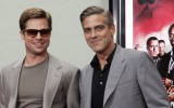 George Clooney and Brad Pitt