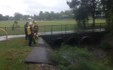 It is believed the teens entered the drain about 8:30am.