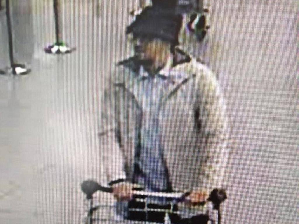 Man in hat, belgium attacks