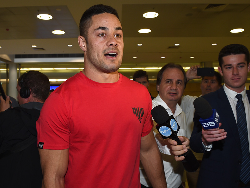 Former player Jarryd Hayne denies the claims.