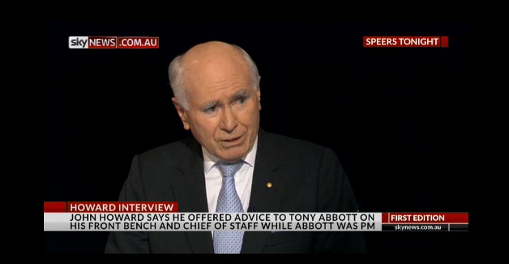 john howard sky news