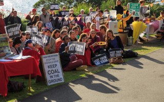 mining protest