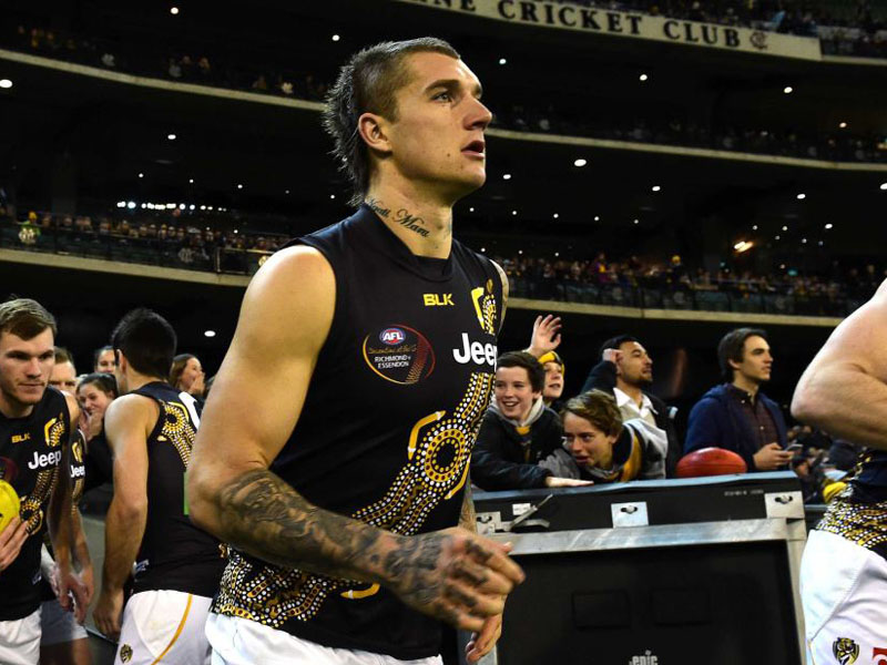 Tigers' boss said the club would support Dustin Martin.