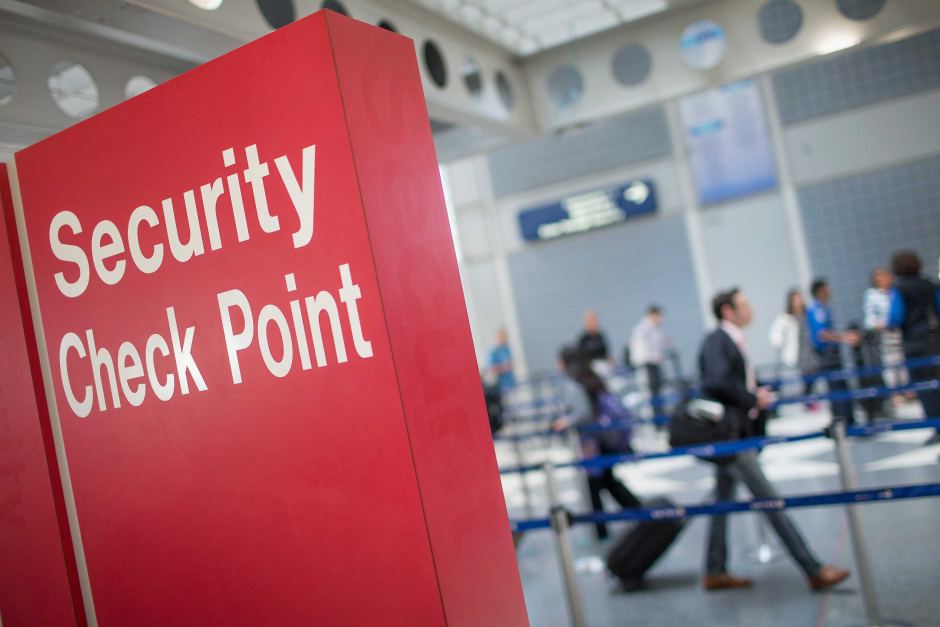 Security sign.