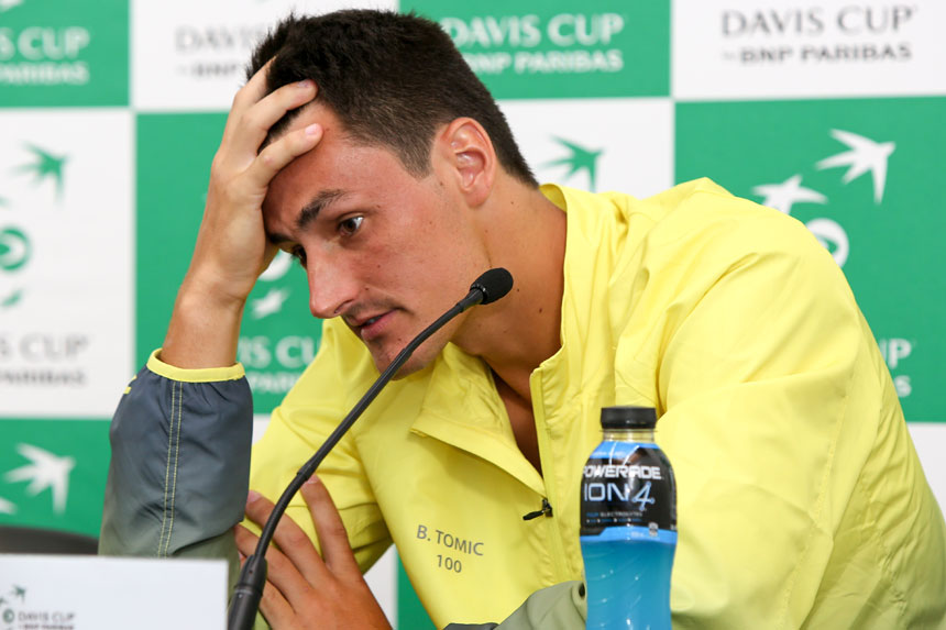 Tomic criticises Kyrgios