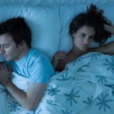man woman sleeping