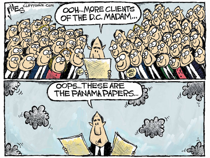 panama papers cartoon