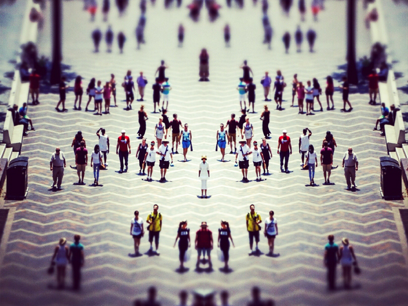 crowd walk