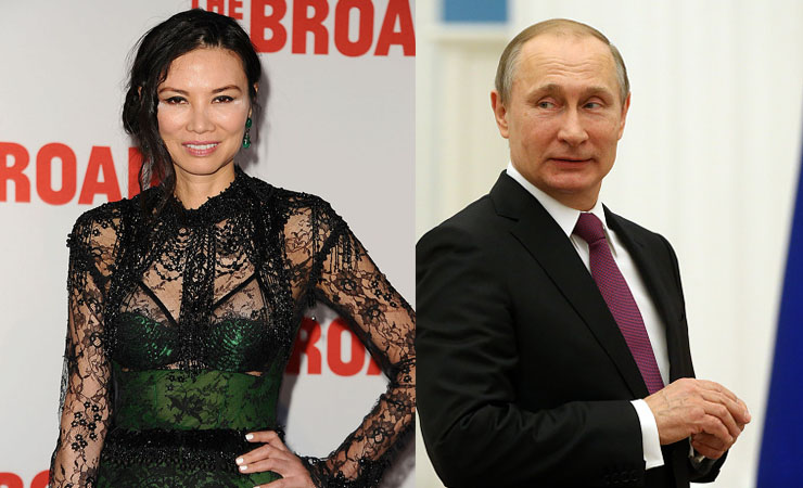Wendi Deng and Vladimir Putin