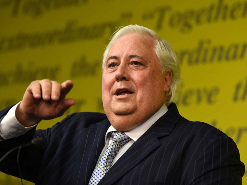 Documents revealed Mr Palmer used an email alias to approve Queensland Nickel payments.