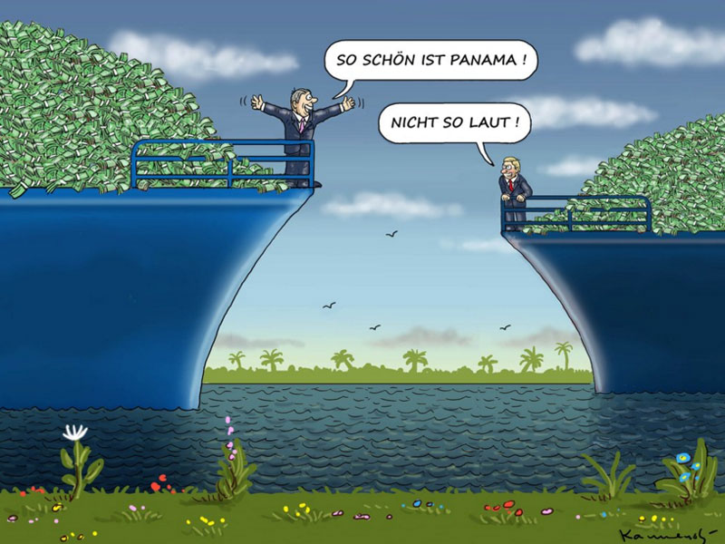 panama papers cartoon