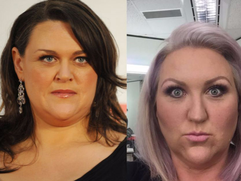 Chrissie Swan and Meshel Laurie say they are fat and happy.